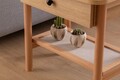 Noptiera, Hanah Home, Daisy Drawer, Natural/Lemn