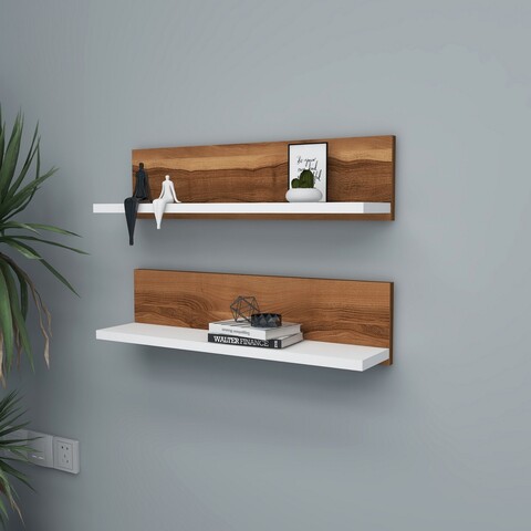Raft de perete, Hanah Home, Shelf, Nuc/Alb