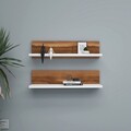 Raft de perete, Hanah Home, Shelf, Nuc/Alb