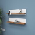 Raft de perete, Hanah Home, Shelf, Alb