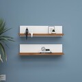 Raft de perete, Hanah Home, Shelf, Alb