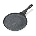 Tigaie pentru clatite Black Sand, Cooking by Heinner, 28x1.5 cm, aluminiu turnat, negru