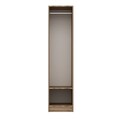 Dulap pentru haine, Minerva, Kale 190, 45x190x52 cm, PAL, Dore