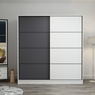 180x190x60 cm, Alb;Antracit