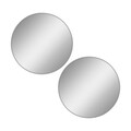 Oglinda decorativa, Mirrorland, Round, Oglinda acrilica;MDF, Argintiu