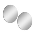 Oglinda decorativa, Mirrorland, Round, Oglinda acrilica;MDF, Argintiu