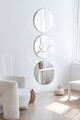 Oglinda decorativa, Mirrorland, Round, Oglinda acrilica;MDF, Argintiu