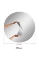 Oglinda decorativa, Mirrorland, Round, Oglinda acrilica;MDF, Argintiu