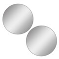 Oglinda decorativa, Mirrorland, Round, Oglinda acrilica;MDF, Argintiu