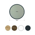 Oglinda decorativa, Neostill, Yuvarlak Mirror, 60x60x1 cm, MDF , Negru