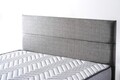 Saltea de pat, Niron, Silver 200x200 cm Double Size Firm Mattress, Husă: țesătură jacquard, Alb/Gri