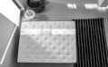 Saltea de pat, Niron, Greypedic 150x200 cm Double Size Ultra Firm Mattress, Husă: țesătură din satin de bumbac, Alb/Gri