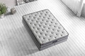 Saltea de pat, Niron, Greypedic 160x200 cm Double Size Ultra Firm Mattress, Husă: țesătură din satin de bumbac, Alb/Gri