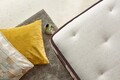 Saltea de pat, Niron, Majesty 180x200 cm Double Size Padded Luxury Soft Mattress, Copertă: țesătură specială tricotată, Alb/Maro