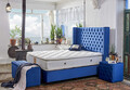 Saltea de pat, Niron, Dream 160x200 cm Double Size Luxury Middle Firm Double Padded Mattress, Copertă: țesătură specială tricotată, Alb