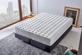 Saltea de pat, Niron, London 160x200 cm Double Size FR Fabric PocketSpring Luxury Mattress, Husă: FR Saten Fabric, Alb