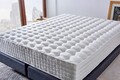 Saltea de pat, Niron, London 160x200 cm Double Size FR Fabric PocketSpring Luxury Mattress, Husă: FR Saten Fabric, Alb