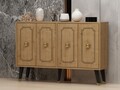 Consola, Odessa, Roland, 120x80x30 cm, PAL, Stejar safir / Aur