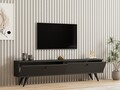 Comoda TV, Puqa Design, Paris, 160x40x25 cm, PAL, Antracit