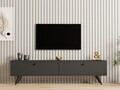 Comoda TV, Puqa Design, Paris, 160x40x25 cm, PAL, Antracit