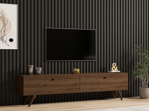 Comoda TV, Puqa Design, Paris, 160x40x25 cm, PAL, Maro