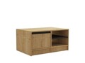 Masuta de cafea, Puqa Design, Sirek, 90x45x60 cm, PAL, Safir / Stejar / Antracit