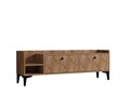 Comoda TV, Puqa Design, Heflin, 150x50x36 cm, PAL, Maro