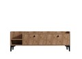 Comoda TV, Puqa Design, Heflin, 150x50x36 cm, PAL, Maro
