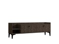 Comoda TV, Puqa Design, Heflin, 150x50x36 cm, PAL, Maro inchis