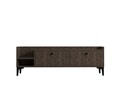 Comoda TV, Puqa Design, Heflin, 150x50x36 cm, PAL, Maro inchis