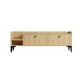 Comoda TV, Puqa Design, Heflin, 150x50x36 cm, PAL, Maro