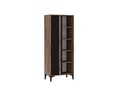 Corp biblioteca, Puqa Design, Iraz, 70x175x30 cm, PAL, Atlantic / Antracit