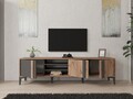 Comoda TV, Puqa Design, Mengü, 180x50x40 cm, PAL, Atlantic / Antracit