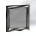 Set 2 oglinzi decorative, Siam, Bale, MDF , Argintiu