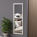 Oglinda decorativa, Hanah Home, Ovea, Alb