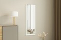 Oglinda decorativa, Siam, Lariya, 40x120x2 cm, MDF , Alb