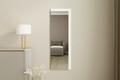 Oglinda decorativa, Siam, Lariya, 40x120x2 cm, MDF , Alb