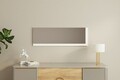 Oglinda decorativa, Siam, Lariya, 40x120x2 cm, MDF , Alb