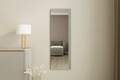 Oglinda decorativa, Siam, Lariya, 40x120x2 cm, MDF , Alb / Antracit
