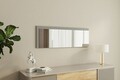 Oglinda decorativa, Siam, Lariya, 40x120x2 cm, MDF , Alb / Antracit