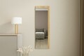 Oglinda decorativa, Siam, Lariya, 40x120x2 cm, MDF , Alb / Natural