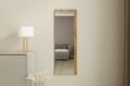 Oglinda decorativa, Siam, Lariya, 40x120x2 cm, MDF , Alb/Maro
