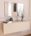 Oglinda decorativa, Siam, Akol, 50x75x2 cm, MDF , Alb