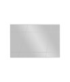 Oglinda decorativa, Siam, Akol, 50x75x2 cm, MDF , Alb