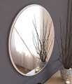 Oglinda decorativa, Siam, Iuydu, 60x60x2 cm, MDF , Alb