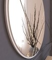 Oglinda decorativa, Siam, Iuydu, 60x60x2 cm, MDF , Alb