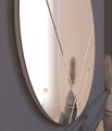 Oglinda decorativa, Siam, Lopi, 60x60x2 cm, MDF , Alb