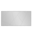 Oglinda decorativa, Siam, Eilish, 60x120x2 cm, MDF , Alb