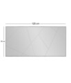 Oglinda decorativa, Siam, Eilish, 60x120x2 cm, MDF , Alb