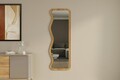 Oglinda decorativa, Siam, Asel, 50x160x2 cm, MDF , Natural